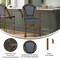 Flash Furniture BlackWhite PE Rattan Stacking Paris Stools, 2PK 2-SDA-AD642001-CS-NVYWH-NAT-GG - alternate 10
